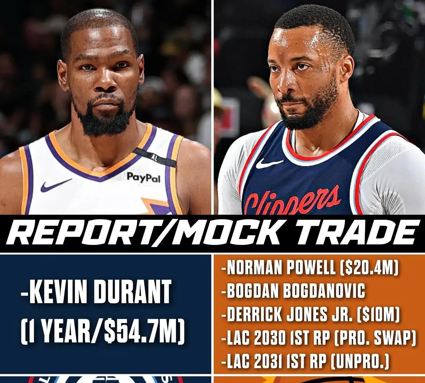 快船翻盘76人，杜兰特高光表现